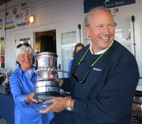David accepts cup